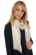 Cashmere & Zijde accessoires sjaals scarva ecru 170x25cm